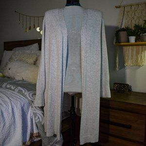 Long Grey Cardigan